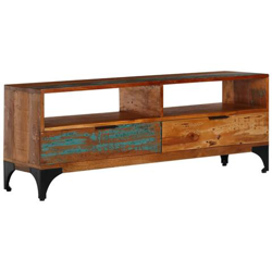 Mobile Porta Tv 118x35x45 Cm In Legno Massello Di Recupero precio