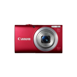 Fotocamera digitale compatta Canon PowerShot A4000 IS - 16 Megapixel - Rosso - 7,6 cm (3'') LCD - 16:9 - 8x Zoom Ottico - 4x - Ottico (IS) - 4608 x 3456 Immagine - 1280 x 720 Video - PictBridge - Modalità HD Movie en oferta