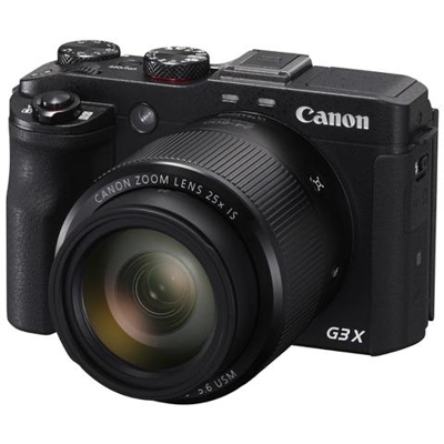 PowerShot G3 X Nero Sensore CMOS 20Mpx Zoom Ottico 25x Display 3.2'' TouchScreen Inclinabile Filmati Full HD Stabilizzatore Dinamico Wi-Fi / NFC