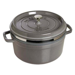 Cocotte tonda ghisa c / cestello 26cm grigio graphite características