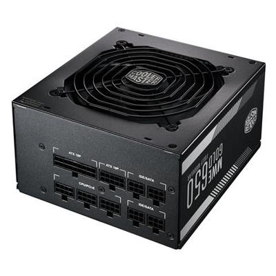 Alimentatore Modulare 650 Watt MasterWatt MWE Certificazione 80+ Gold Ventola 120mm