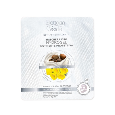 Estratti di bellezza - Maschera in hydrogel nutriente protettiva - Karite ed Enotera