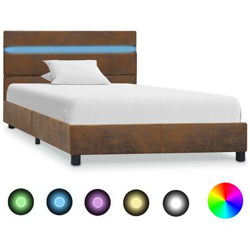 Giroletto Con Luci Led In Tessuto Marrone 90x200 Cm precio