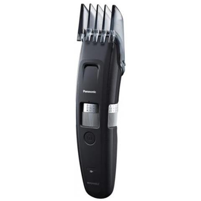 tagliacapelli e rasoio ER-GB96-K503, con lama a pettine, rifinitura della barba per uomini, 58 lunghezze di taglio preciso per barba e capelli, colore nero, batteria