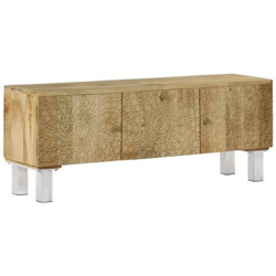 Mobile Porta Tv In Legno Massello Di Mango 118x30x45 Cm características