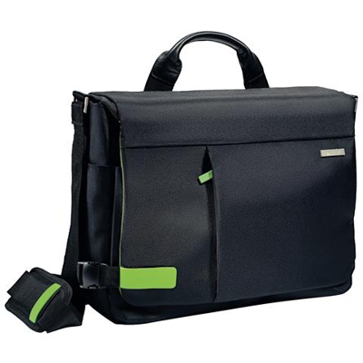 Borsa Notebook fino a 15.6'' in Poliestere e Metallo e Cuoio Nero 60190095.