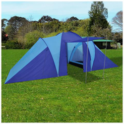 Tenda Da Campeggio Per 6 Persone Blu Marino / Azzurro características