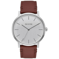 Orologio Nixon Porter Leather Argento Marrone (default, Argento) características