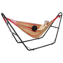 Letto Appeso, Amaca, Rosso, Con Supporto H-type, Cotone, Brasiliano, Capacità: Per 2 Persone características