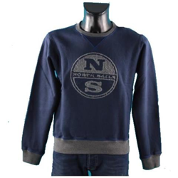 Felpa Uomo Crew Neck Embrodery Blu Xl características