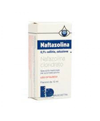 Naftazolina 0,1% Collirio 10ml características