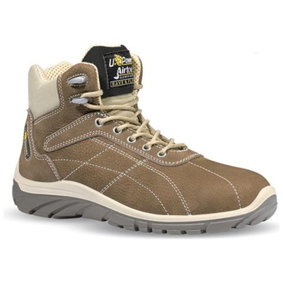 Scarpa antinfortunistica alta N 44 in tomaia impermeabile colore marrone