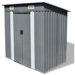 Capanno Da Giardino Grigio Metallo características