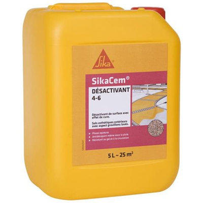 Disabilitazione Di Surface Sika Sikacem Disabilitazione 4-6 - Bianco - 5l