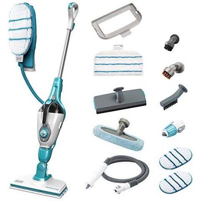 FSMH1321JSM-QS Lavapavimenti a vapore Steam-Mop 13 in 1, Sistema di Pulizia Guanto Steamitt, con Generatore di Vapore Portatile, 1300W