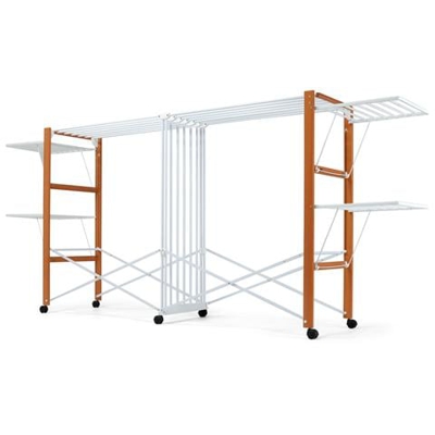 Stendibiancheria Allungabile Pieghevole - Modello Allungo Noce