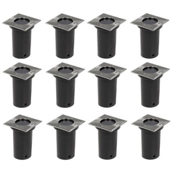 Faretti Carrabili 12 pz per Esterni Quadrati características