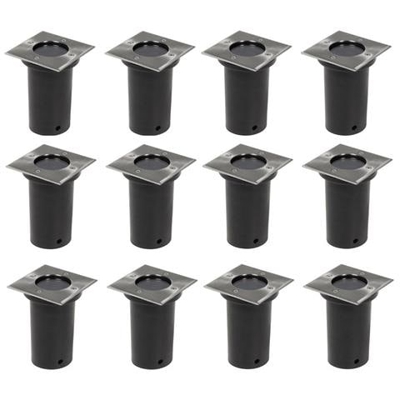 Faretti Carrabili 12 pz per Esterni Quadrati