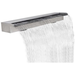 Cascata Per Laghetto Rettangolare In Acciaio Inossidabile 150 Cm características