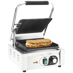 Griglia Per Panini Scanalata In Acciaio Inox 1800w 32x41x19cm en oferta