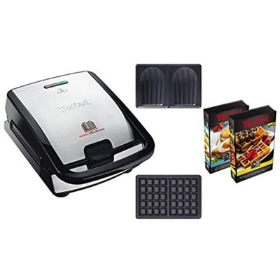 Macchina per Toast e Waffle Snack Collection 700 W Colore Nero / Acciaio Inox