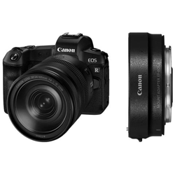 Fotocamera Mirrorless Canon Eos R + 24-105mm Rf + Adapter características