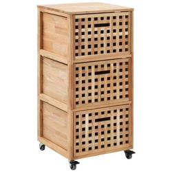 Armadietto Da Bagno 41x41x91 Cm In Legno Massello Di Noce características