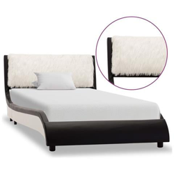 Giroletto Nero E Bianco In Similpelle 90x200 Cm en oferta