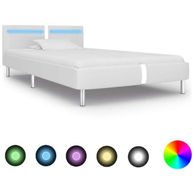 Giroletto Con Led Bianco In Similpelle 90x200 Cm