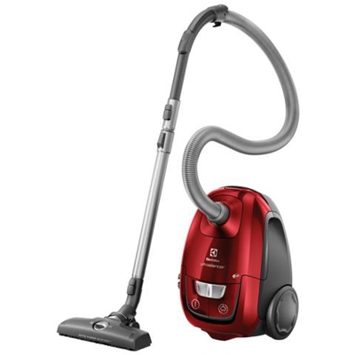 UltraSilencer Aspirapolvere a Traino con Sacco Potenza 650 Watt Colore Rosso / Nero