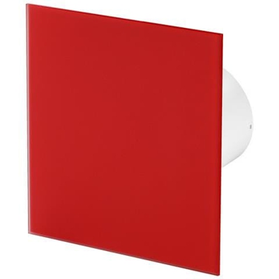 125mm Standard Aspiùatore Vetro Rosso Opaco Pannello Frontale Trax Parete Soffitto Ventilatore