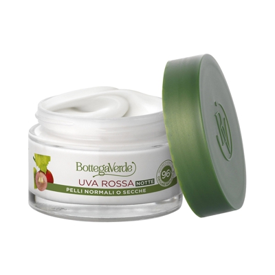 Uva Rossa - Crema viso notte, antieta nutriente