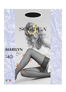 MARILYN 140 CALZA AUTOREGGENTE NERO 4