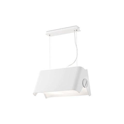 Papillon 29294-a Sospensione, 20 W Ha Metã  Dell'impedenza, Opal In Policarbonato, Colore: Bianco en oferta