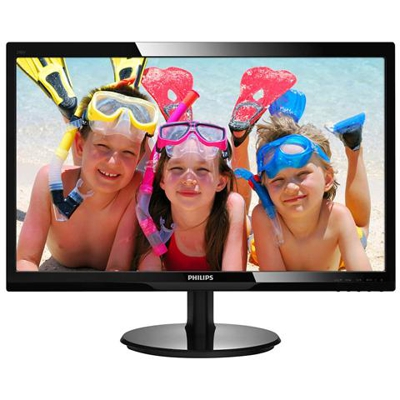 Monitor 24'' W-LED 246V5LDSB / 00 1920x1080 Full HD Tempo di risposta 1 ms