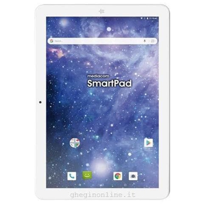 Tablet Iyo 10 Bianco 10.1'' HD Quad Core Memoria 16 GB +Slot MicroSD Fotocamera 2Mpx Android - Italia