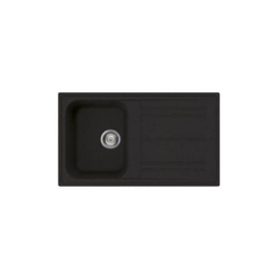 LZ861A2 Lavello da Incasso 1 Vasca con Gocciolatoio a Destra Dimensioni 42 x 33 cm Colore Antracite en oferta