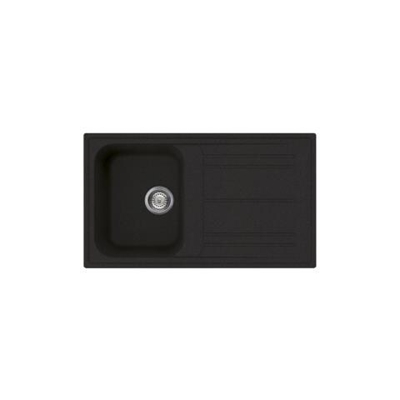 LZ861A2 Lavello da Incasso 1 Vasca con Gocciolatoio a Destra Dimensioni 42 x 33 cm Colore Antracite