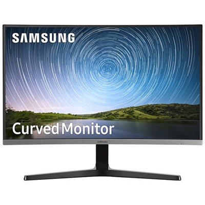 Monitor C27R500 Monitor Curvo Full HD da 27'', Base a Doppio Snodo, 1920 x 1080, 1800R, 4 Ms, 60 Hz, 1 HDMI, Blu / Grigio