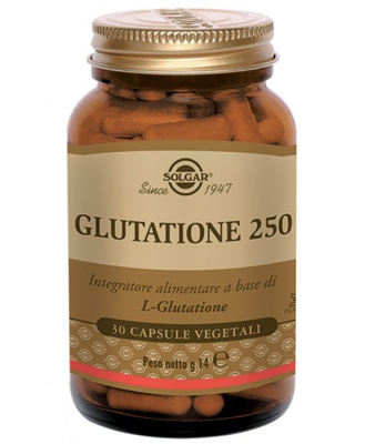Glutatione 250 Integratore Alimentare 30 Capsule Vegetali