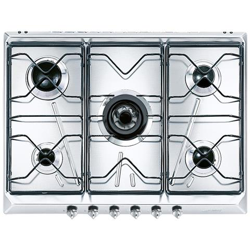 Piano Cottura SRV576-5 a Gas 5 Fuochi Gas Colore Inox en oferta