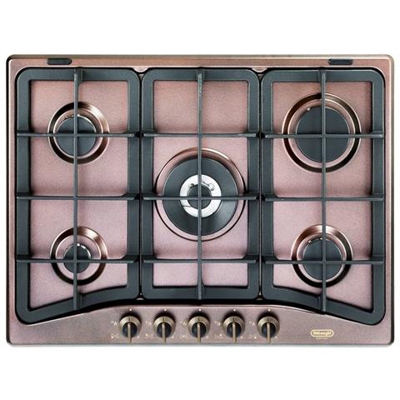 Piano Cottura ROF57PRO a Gas 5 Fuochi Gas Colore Rame