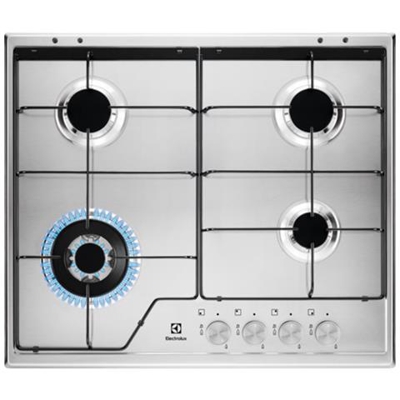 Piano Cottura KGS6434SX a Gas 4 Fuochi Gas Colore Inox