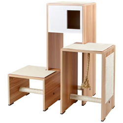 Tiragraffi D'arredo Per Gatti Ambiente Bianco 100 Cm 81521 características