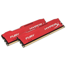 Memoria Dimm HyperX Fury Red 16 GB (2x 8 GB) DDR3 1600 MHz CL10 precio