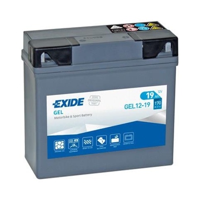 Exgel1219 Batteria 12v Bike Gel 19 Ah 170 A