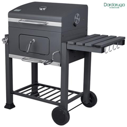 Bbq Barbecue Grill Griglia Xxl A Carbone Carbonella Con Ripiano E Affumicatore características