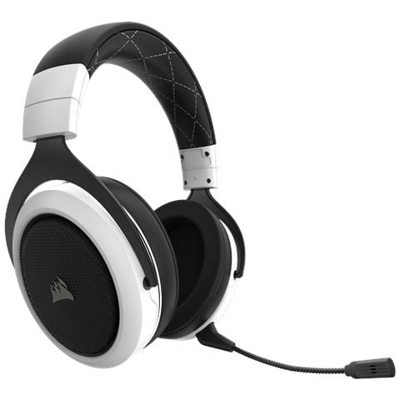 HS70 Cuffia Gaming Stereo Padiglione Auricolare Wireless con Microfono Integrato - Nero / Bianco