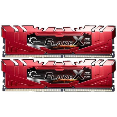Memoria Dimm Serie Flare X 32 GB (2x16 GB) DDR4 2400 MHz CL 15 Colore Rosso