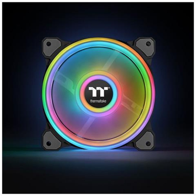 VENTOLA RIING QUAD 14 RGB RADIATOR PACK 3 VENTOLE 140MM PREMIUM EDI BK